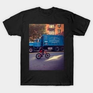 Harlem Street Biker Kid Manhattan NYC T-Shirt